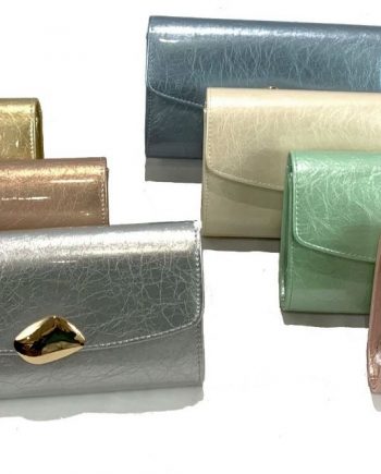 Bolso De Fiesta Cierre Dorado